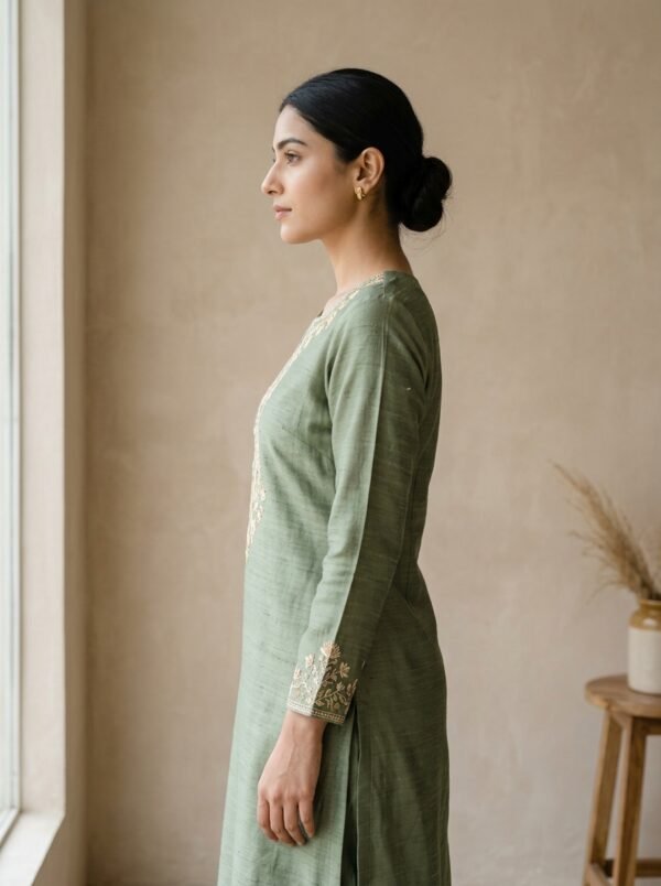 Zahra Mint Tilla Set - Detail